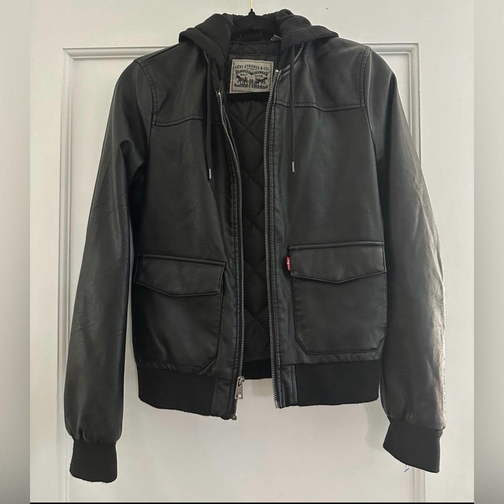 Levi faux leather jacket